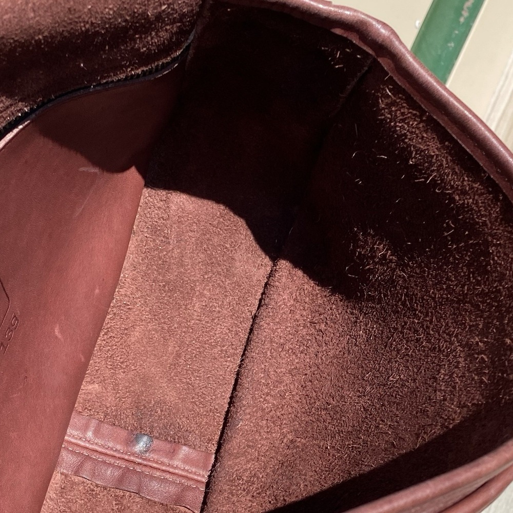 Vintage Coach Burgundy Chelsea Bag 9894 Crossbody Bag United States Pre-1994 - Picture 12 of 16